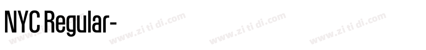 NYC Regular字体转换 NYC Regular字体转换